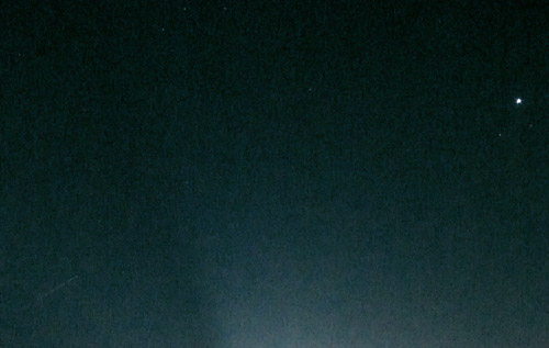 Obserwacja nocnego nieba - 21/22 lipca 2009 Meteor, Jowisz