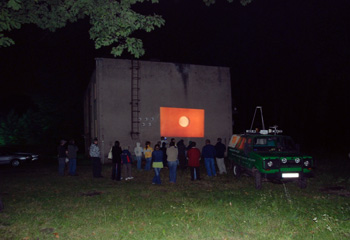Pokaz astronomiczny - Palowice, wrzesień 2008